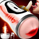 Automatic Powerful Male Masturbator Sex Toys for Men Heating Sucking Masturbation Cup Anal Vagina Real Pussy Adult Products