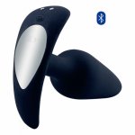 Bluetooth Music Anal Plug Vibration Mode Butt Plug Sex Toys Mobile APP Remote Control Goods for Adults 18 Plus Anal Toys