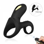 Ring For Penis Vibrator Wireless Vibrator Remote G Spot Vibrating Massager Cock Clitoris Stimulator Anal Men Sex Toys For Couple