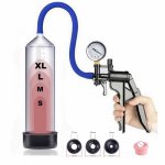 Male sex toys penis enlargement extender vacuum penis pump adult products adult masturbation for men sex pom-coccus silicone