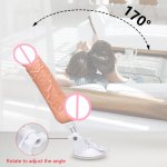 Thrusting Dildo Vibrator Automatic G Spot with Suction Cup Sex Toy for Women Adult Hand-Free Sex Toys for Adult Vagina Orgasm