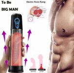 Electric Penis Pump Sex Toys for Men Male Masturbator Penis Extender Penile Vacuum Pump Penis Enlargement Enhancer