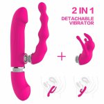 2in1 Spot Rabbit Dildo Vibrator Orgasm Adult Toy Powerful USB Charging Creeping Swinging Waterproof Masturbation Female Sex Toy