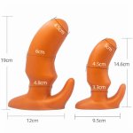 Liquid Silicone Anal Plug Super Soft Huge Vagina Anus Dilator Expander Buttplug Adult Sex Toy For Women Men Masturbator