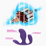 3in1 Invisible Wear Panties Vibrator for Couples 9 Mode Powerful G Spot Vagina Anus Perineum Stimulation Sex Toys for Women Shop