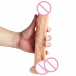 Dildo Realistic Gode Enorme Female Toys Huge Silicone Penis Juguetes Sexuales Para La Mujer Penis Realistico Consolador