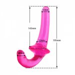 Realistic Dildo Vibrator Strapless Strap on Panty Dildo For Women Lesbian Double Head G-Spot Stimulate Clitoris Vibrator Sex Toy