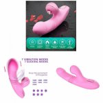 Women Vibrator Wearable Panties Vibration Massager Wireless Vibration Stimulation Sucking Sex Toy  USB Charging