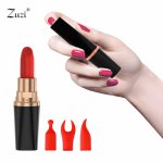 10 Frequency Lipstick Vibrator silicone heads G-spot Clit Stimulator for Sex toys Fmale Masturbator Mini Vibrator SexShop