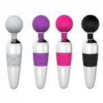 7 Vibration Mode Huge Head Vibrator For Female Masturbation AV Magic Wand Massager Nipple Clitoris Stimulator Sex Toys For Woman