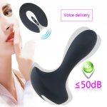 USB charging 10 Vibration frequency Male Anal Plug Anal Massage Plug G-point Prostate massage Male Masturbator Sex toys For Men.