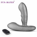 Big Anal Vibrator Butt Plug Prostate Sex Toy For Men Erotic Heat Mode Vibrating Massager Vibrador Sexshop Bodi 17061