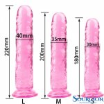 Hot-sale Translucent Soft Jelly Big Dildo Realistic Fake Dick Penis Butt Plug Sex Toys for Woman Men Vagina Anal Massage