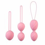 3 Pcs Smart Ball Kegel Ball Safe Silicone Ben Vagina Tighten Exercise Machine Vaginal Geisha Ball Sex Toys for Women Lesbian