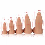 Realistic Huge Thick Anal Dildo Female Masturbator Liquid Silicone Expander Butt Plug for Women Anal Beads Dilator Sex Toys Shop