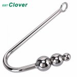 Metal Anal Hook With thress Ball Handhold Butt Plug Toys Anal Insert For Women and Men R47