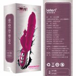 Leten, Leten 7 Frequency Heating Vibrator Vagina Clitoris Stimulator G-spot Charging AV Vibrator Heated Dildo Sex Toys For Women