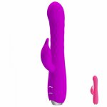 3 Functions of Rotation 12 Functions of Vibration Dual Clitoris Stimulator G Spot Vibrator Adult Sex Toys for Woman