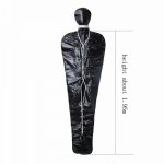 PU Leather Full Body Bondage Sleep Sack Straight Jacket Adjustable Removed Head Hood BDSM Adult Games Fetish Sex Toys For Couple