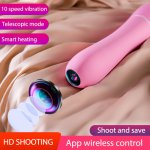 Sex Toys For Women 9 Speed Retractable Vibrator Camera Vaginal Examination Speculum Smart Vaginal Heating Vibrator For Women