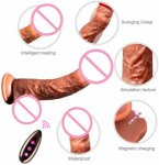 Wireless Control Remote Realistic Heating Big Dildo Vibrator For Women G-spot Massager Masturbator Real Penis Sex Toys For Adult