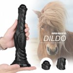 Large Horse Dildo Animal Silicone Long Realistic Penis Colorful Fresh and Black Sucker Cock Anal Sex Toys for Men Women Couples