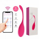 9 Frequency Silicone Vibrator APP Wireless Remote Control Vibrating Egg G-spot Massage Kegel Ball Adult Games Sex Toys for Women