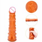 New Colorful Anal Dildo Strap On Masturbators Big Butt Plug Sex Toys For Women Men Anal Plug Thrust Vaginal Anus Soft Dildos