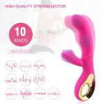 G Spot Dildo Penis Vibrator Silicone Dual Vibration Clitoris Stimulator Sex Toy For Women Waterproof Female Masturbator Sex Shop