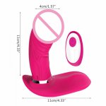 7 Frequency Wearable Massager Swing Stimulation Vibrator Wireless Remote Control USB Rechargeable Adult Sex Toy