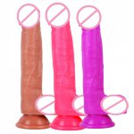 9.6inch Long Silicone Dildo Sex Toys For Women Realistic Penis With Suction Cup G Spot Vagina Stimulator Female Masturbation