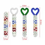 Spiral Long Anal Beads Butt Plug Artificial Penis  Sex Toys for Women Sex Products Crystal Glass Dildo Vaginal Anal Stimulation