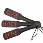 PU Leather Double Layers Spanking Paddle Fetish Flogger bdsm Bondage Restraints Adult Games Erotic Toys Sex Toys for Couples