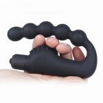 Vibrating Prostate Massager Anal Beads Butt Plug Vibrator Adult Toys For Men Woman Gay Erotic Sex Products Vagina Masturbator