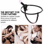 Double Penis Dildo Double Ended Strapon Ultra Elastic Harness Belt Strap On Dildo Adult Sex Toys for Woman Couples Sex Products