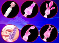 19X3.5cm 6 Speeds USB Charged Vibrators for Women G-Spot Massager Sex Toy Women Clitoris Stimulate Adult Products head covers