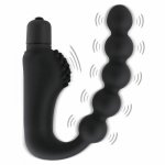 10 Speed Vibration Dildo Anal Butt Plug With Vibrator Prostate Massager Adult Anal Plug Sex Products for Couple/Woman/Men