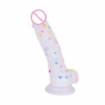 Wholesale Jelly Medical silicone Dildo Realistic Adult Toys Soft Strapon Artificial Penis Large Dildo Bullet colourful Sex Toys