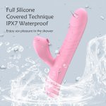 Telescopic Dildo Vibrator G-Spot Sucking Vibrator Clitoris Stimulator Vaginal Massager Sex Toys For Women Female Masturbation