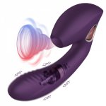 10 Frequency Dildo Vibrator G-spot Vagina Stimulator Female Masturbation Tool Clitoral Massage Sucker Pussy Sex Toys for Couple