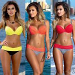 Bikini  Women Swimsuit Push Up Swimwear Women Sexy Bandeau halter biquini Brazilian Bikini Set Beach Bathing Suit Swim Wear