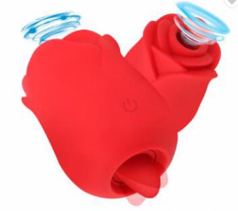 Powerful Clitoral Sucking Vibrator Oral Sex Vagina Licking Tongue Rose Shape Vibrator Sex Toys for Women Masturbation