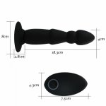 Vibrating Butt Plugs Vibrator Prostate Massage Rotation Beads Wireless Remote Control Anal Plug Sex Toys For Man/Women Adults