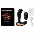 12 Frequency Vibration Anal Plug Prostate Massage Plug USB Charging G Spot Massage Electric Butt Plug Adult Sex Toys for Men.