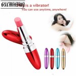 GXCMHBWJ Mini AV Lipstick Vibrator Bullet Vibrating Jump Egg Clitoris Stimulator Vaginal G-Spot Massager Sex Toys For Woman 18+