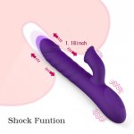 Adult Products Female Telescopic Silicone AV Rod Vibrator Multi Frequency Waterproof Rechargeable Masturbation Massage Sex Toys