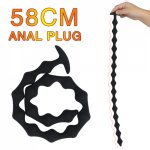 58cm Silicone Anal Beads Sex Toys for Beginners Soft Anal Balls Butt Plug for Men Prostate Massager Anal Product For Adults Sex