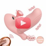 Sex Toys for Women Invisible Wearing Vibrator Anal Vagina Clitoral Stimulator Oral Insulation Suction Sex Toy Female Gift