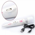 AV Magic Wand Vibrator Powerful Oral Clit Vibrators USB Charge Anal Massager Adult Sex Toys For Women Sex Product AV0032