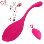 Silicone Vibrating Egg Remote Control Female Vibrator Clitoral Stimulator Vaginal G-spot Massager Adults Sex Toy for Couples